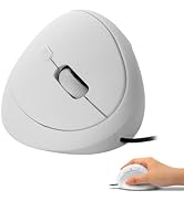 Wired Mouse USB Ergonomic Vertical Mouse Small Portable Lightweight Comfortable Optical Corded Mi...