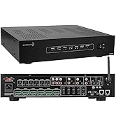 Dayton Audio DAX88 8-Source 8-Zone Bridgeable Distributed Audio Matrix Amplifier with Integrated ...