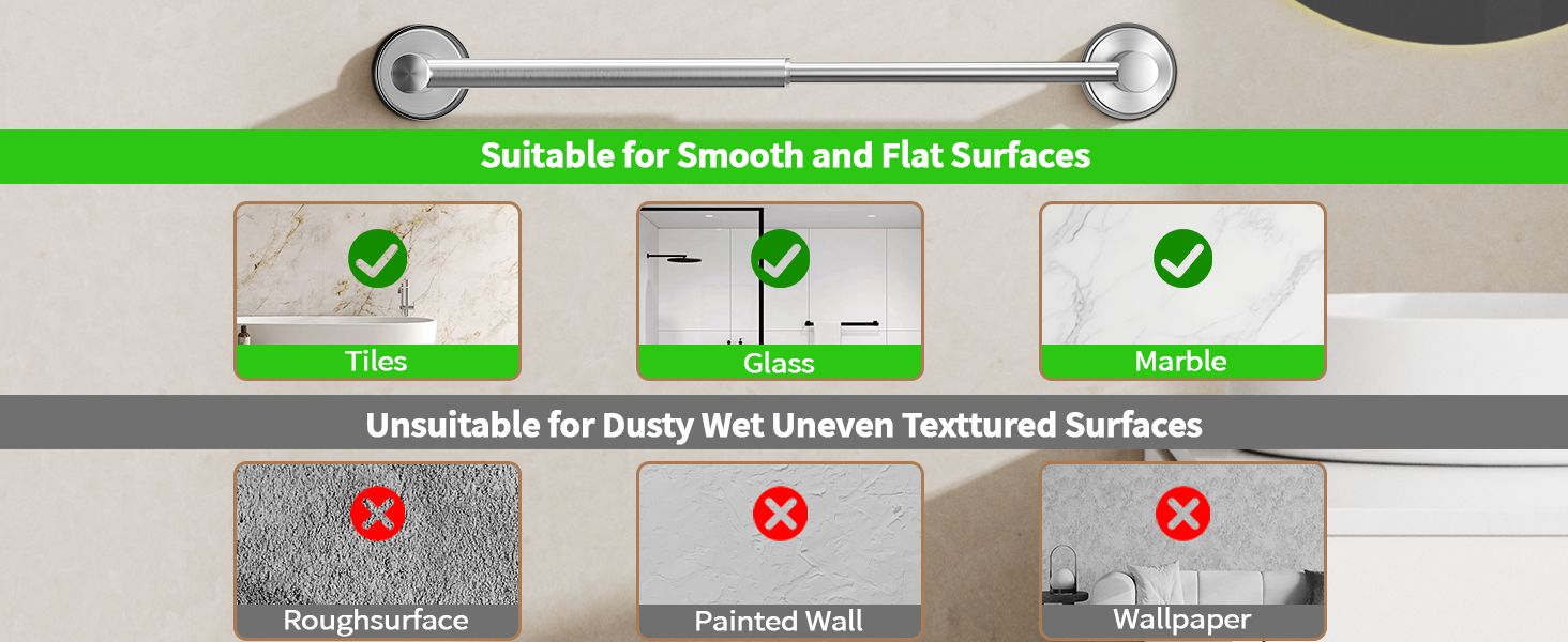 bathroom towel rod