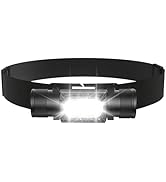 Trliradyn Headlamp Rechargeable 2600mAh Hard Hat Light,1800LM Forehead LED Flashlight Lightweight...