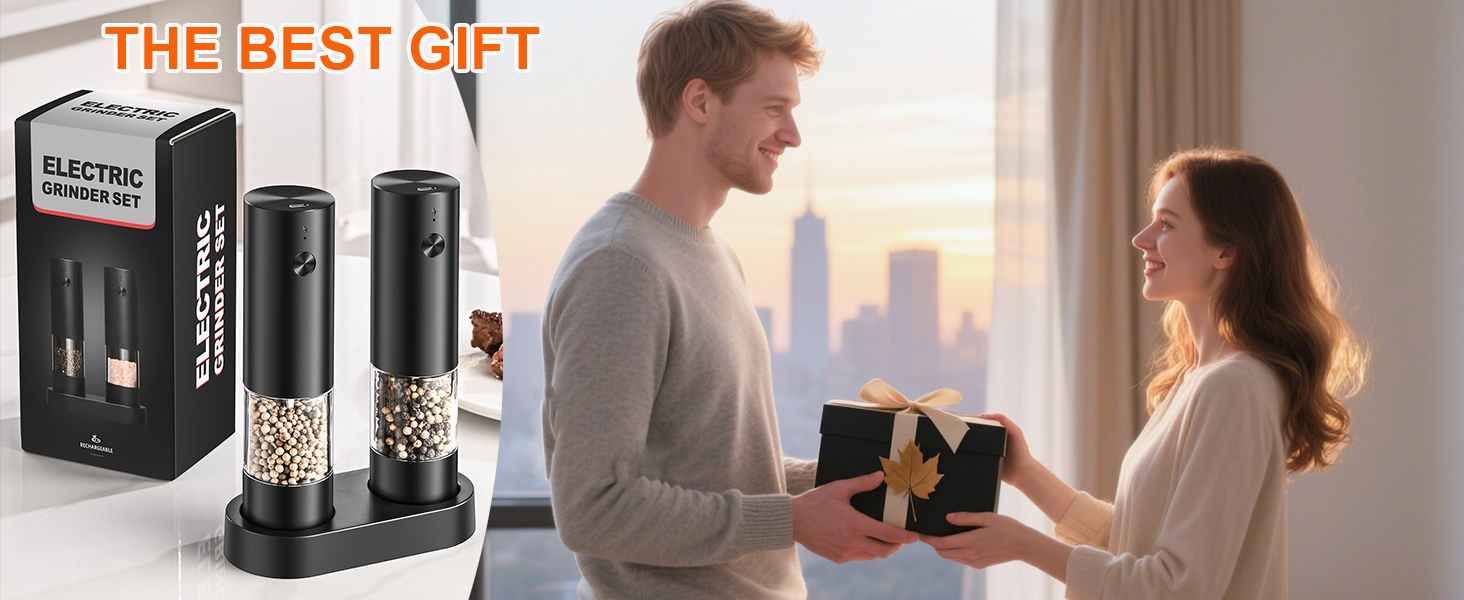 Rechargeable Pepper Shakers