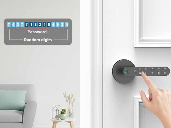 door knob with keypad