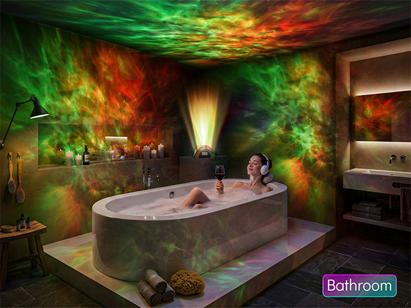 star projector for bathroom