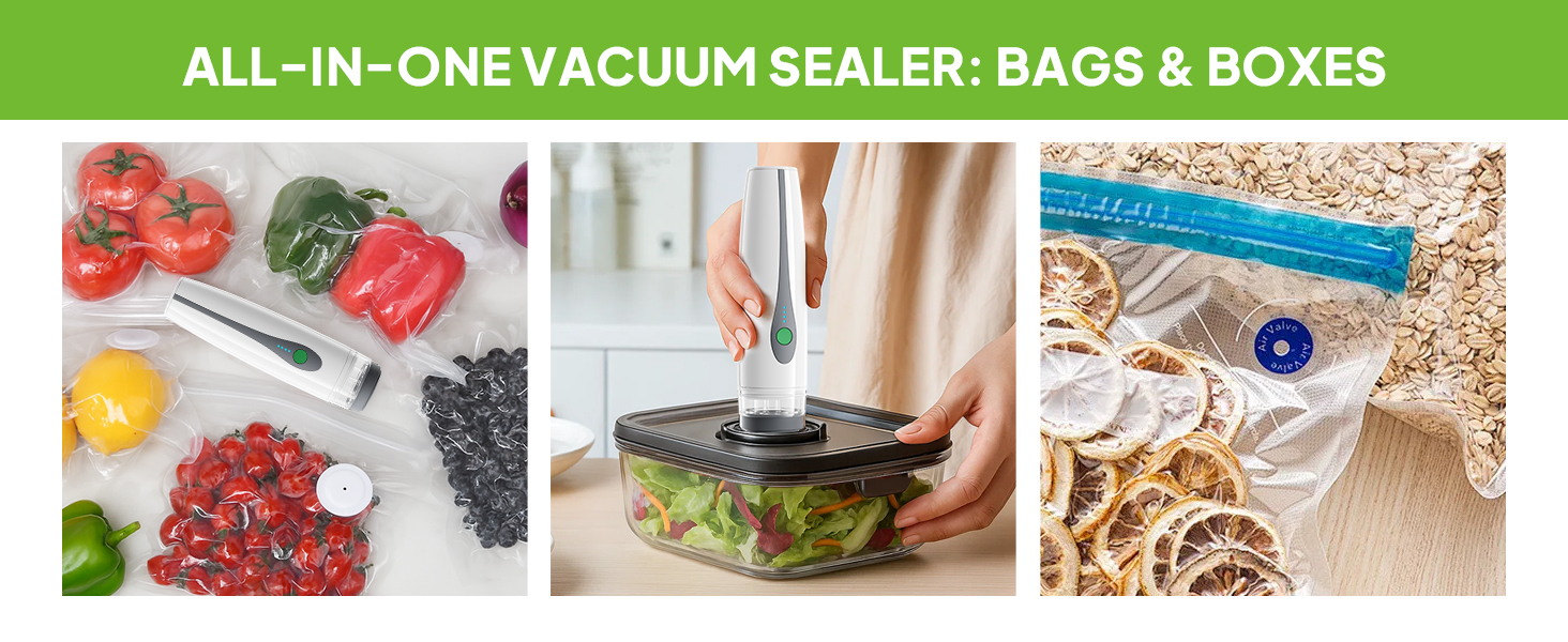 Compact Vacuum Sealer for Food
