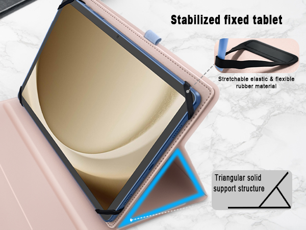 Universal Tablet Backlit Keyboard Case Pink - 8