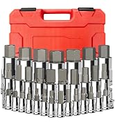 34-Pieces Hex Bit Socket Set, BLACKROBOT 1/4