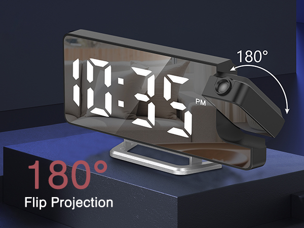 Projection Alarm Clock for Bedroom
