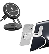 MEHIDFY Magnetic Wireless Car Charger Mount for Tesla Model 3/X/Y/S, 15W Fast Charging Foldable T...