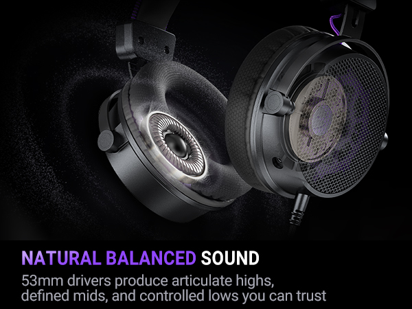 FIFINE AMPLITANK HD18 LITE Over Ear Open Back Design Headphone wih powerful 53mm drivers