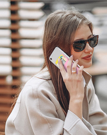 Silicone phone wallet
