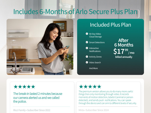 Arlo Essential Pan Tilt Zoom 2K Camera