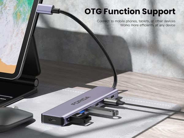 usb c hub 3,2 port
