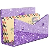 purple mail holder