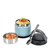 eedabros Thermo for Hot Food, Vacuum Insulated Food Jar for Adults, Stainless Steel Soup Thermo W...
