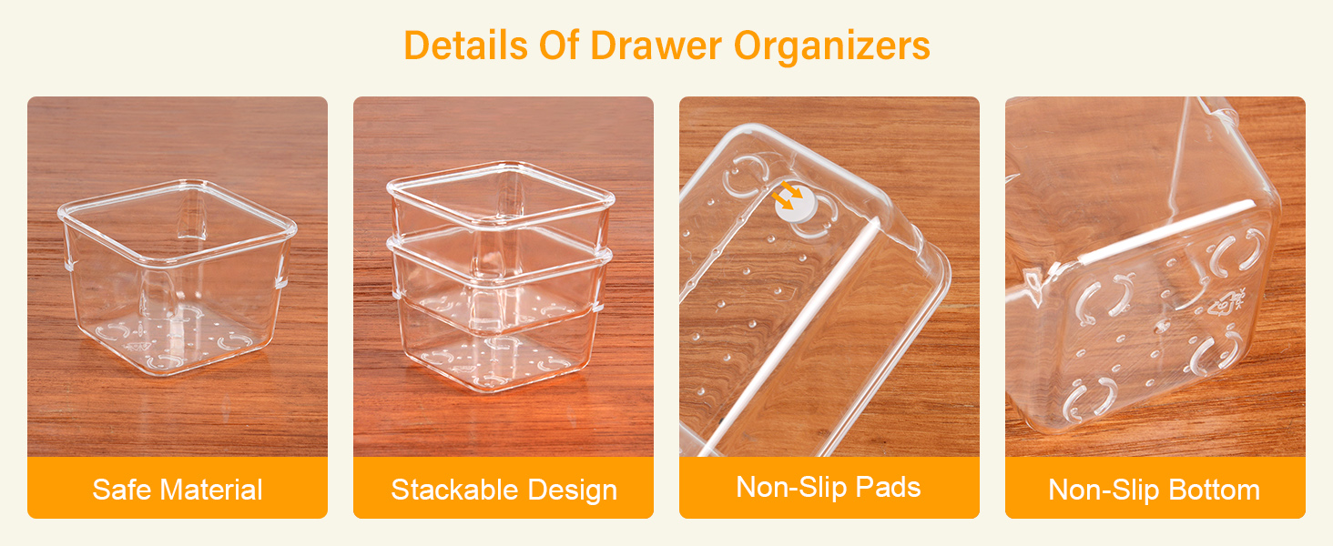 clear stackable storage drawers