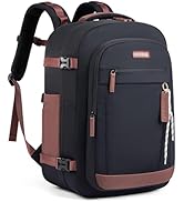 LOVEVOOK 40L Travel Backpack for Men &amp; Women, Airline Approved Carry On Luggage, TSA Personal Ite...