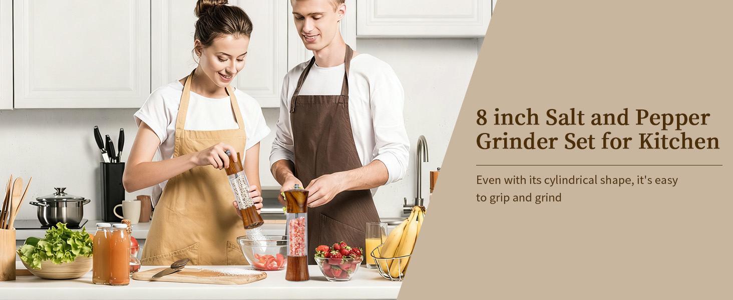 salt and pepper mill set