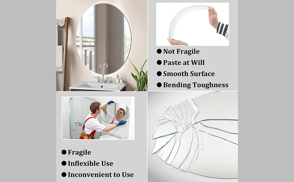 JUNEBRUSHS Oval Mirror