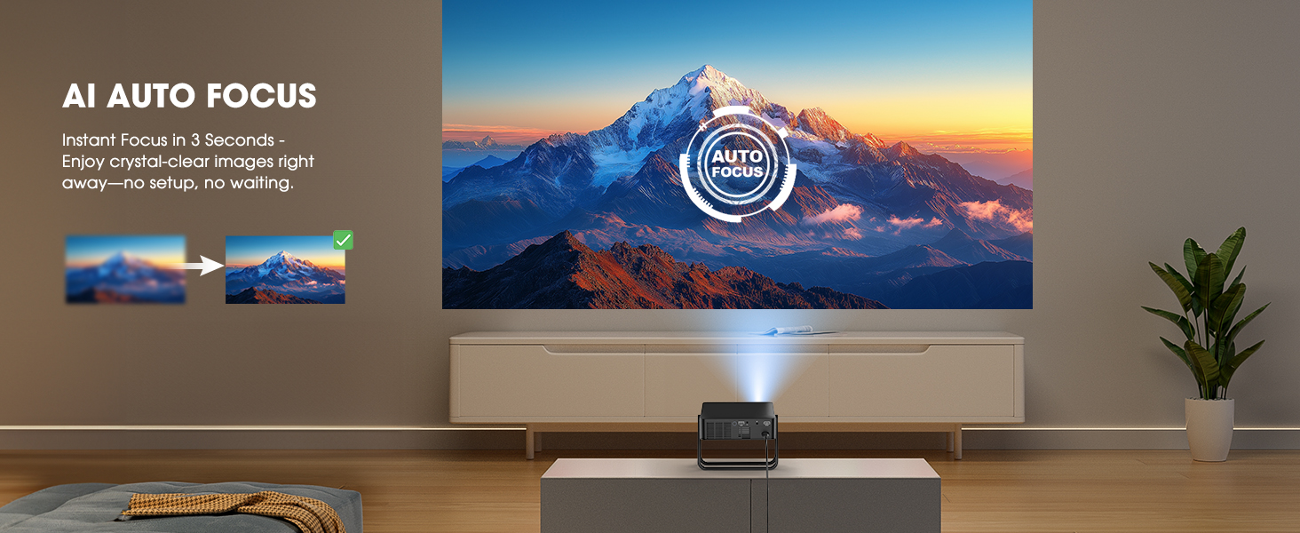 auto focus projector