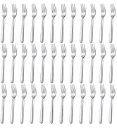36 Pieces Dinner Forks Set (8 inch), Pleafind Forks Silverware, Stainless Steel Forks, Silverware...