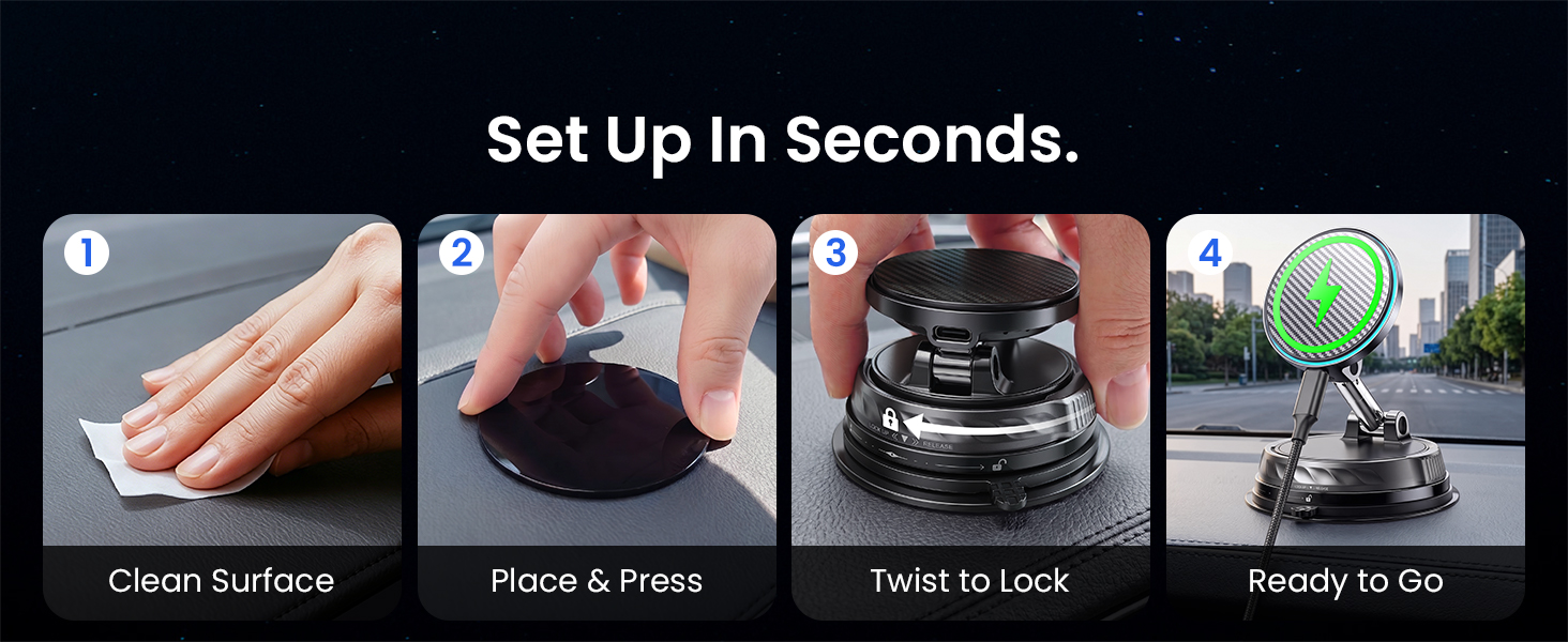 magnetic car phone holder for iphone16/17/18promax