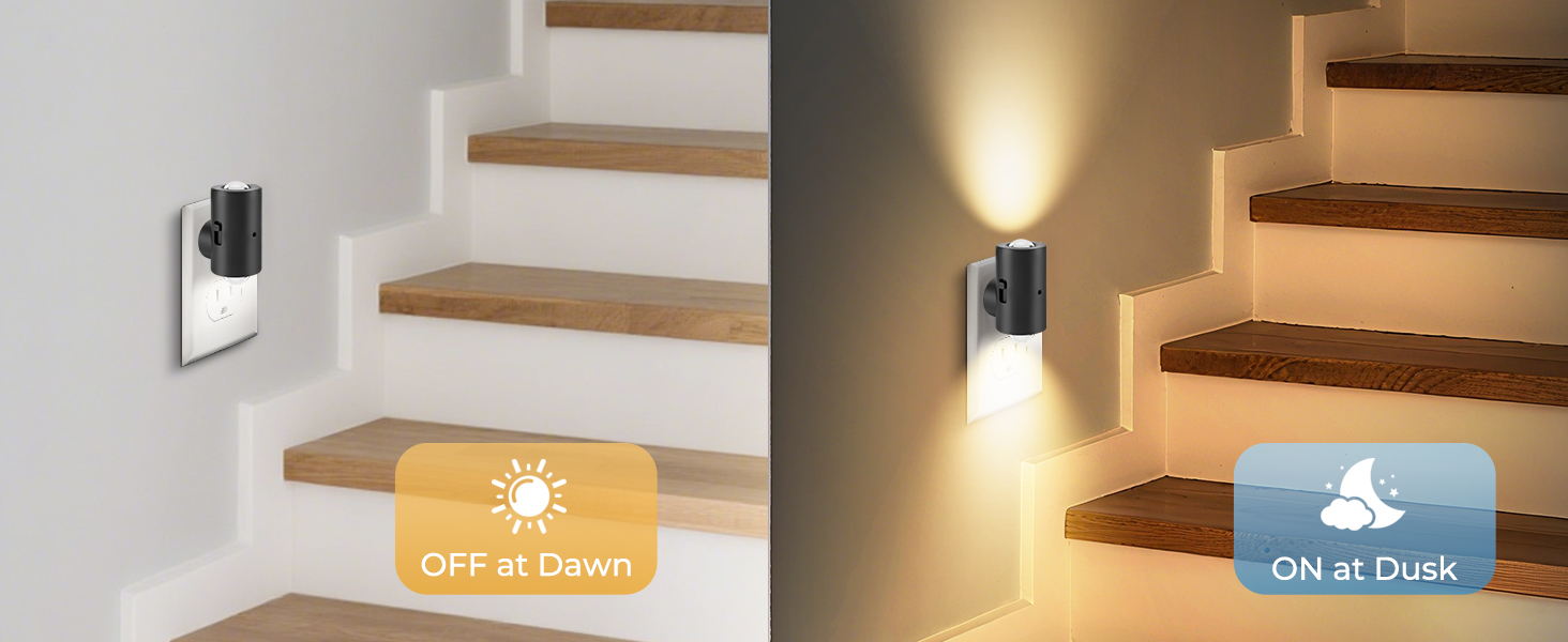 dusk to dawn night light