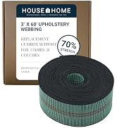 House2Home Webbing for Lawn Chairs and Furniture, Upholstery Webbing to Repair Couch Supports for...