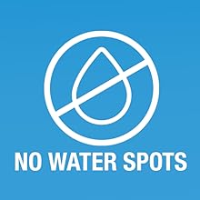 no water spots