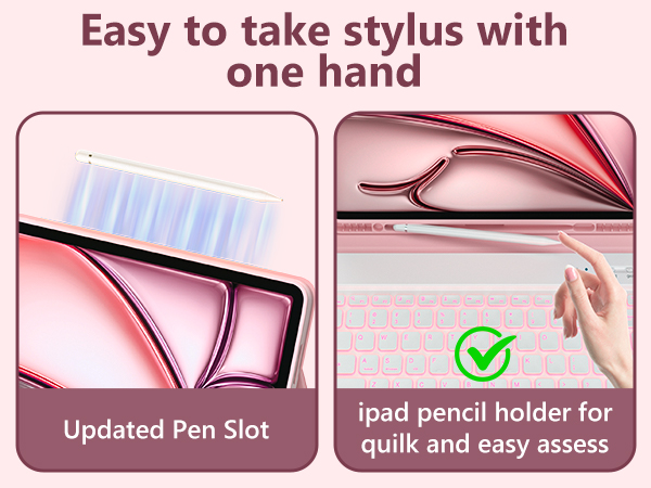 Built-in pen slot