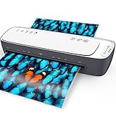 Laminator Machine 13-Inch Thermal Lamination with Laminating Sheets 9 in1 Office Desktop Laminate...