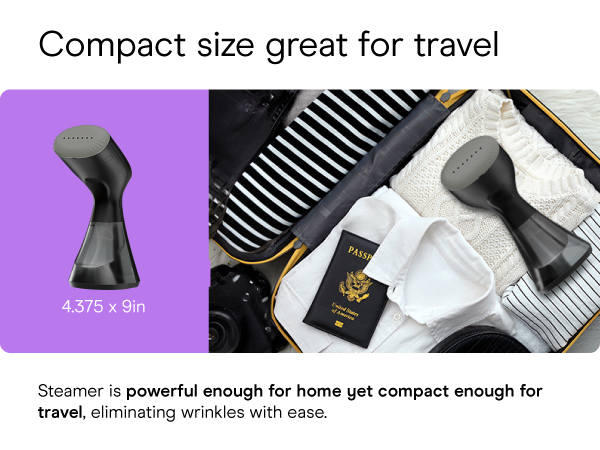 Conair garment steamer clothes turbo extreme steam fabric cloth handheld attachments wrinkle remove