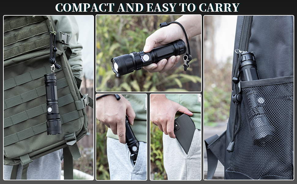 flashlights high lumens rechargeable