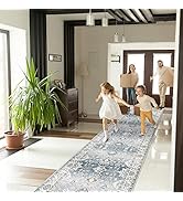 HY HAO YUN LAI Non Slip Runners for Hallways,Washable,Long Ultra Soft Kitchen Runner Rug,Non Shed...