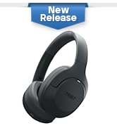 Tribit Wireless Over-Ear Headphones QuietPlus 81, Hybrid Active Noise Cancelling, Bluetooth 6.0 H...