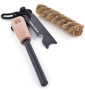 Fire Starter Survival Tool - 3/8" Thick Flint and Steel Ferro Rod - Survival Kit Fire Steel with ...