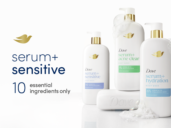 Dove Serum body wash with collagen serum 