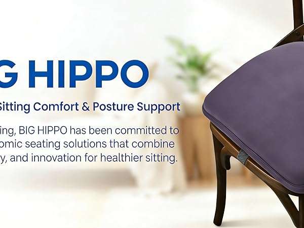 dining chair cushion, office chair, extra thick, washable cover, pressure relief