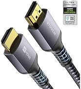 Stouchi 8K HDMI 2.1 Cable 6ft 48Gbps, (Certified) Ultra High Speed HDMI Cables, 8K60Hz 4K120Hz 14...
