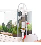 hygger Aquarium Overflow Filter with Waste Collection Separator, External Hanging Filter Accessor...