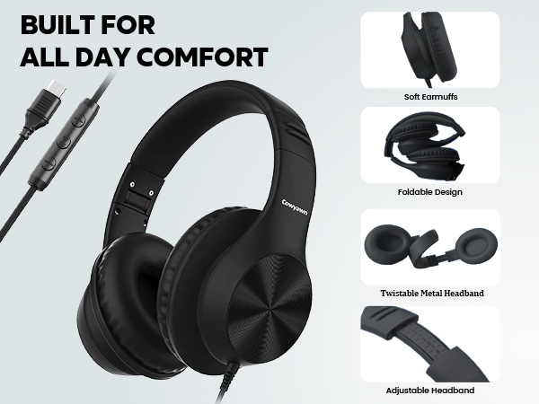 wired headphones usb c