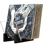 Hudson Hi-Fi Desktop Vinyl Record Album Storage Display Stand and Holder - Cessna Black - Featuri...