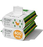 400 Unscented Dog Wipes for Paws and Butt Large Thick Puppy Wipes for Dogs Face and Body Dog Wipe...