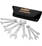 HORUSDY Thin Wrenches Set | SAE | 9-Piece | Including 1/4" - 1" | Bike Wrench Set | Thin Open End...