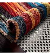 Nevlers 2x10Ft Under Rug Non Slip Pad |Extra Thick PVC Non Skid Rug Pad &amp; Rug Gripper for Carpet ...