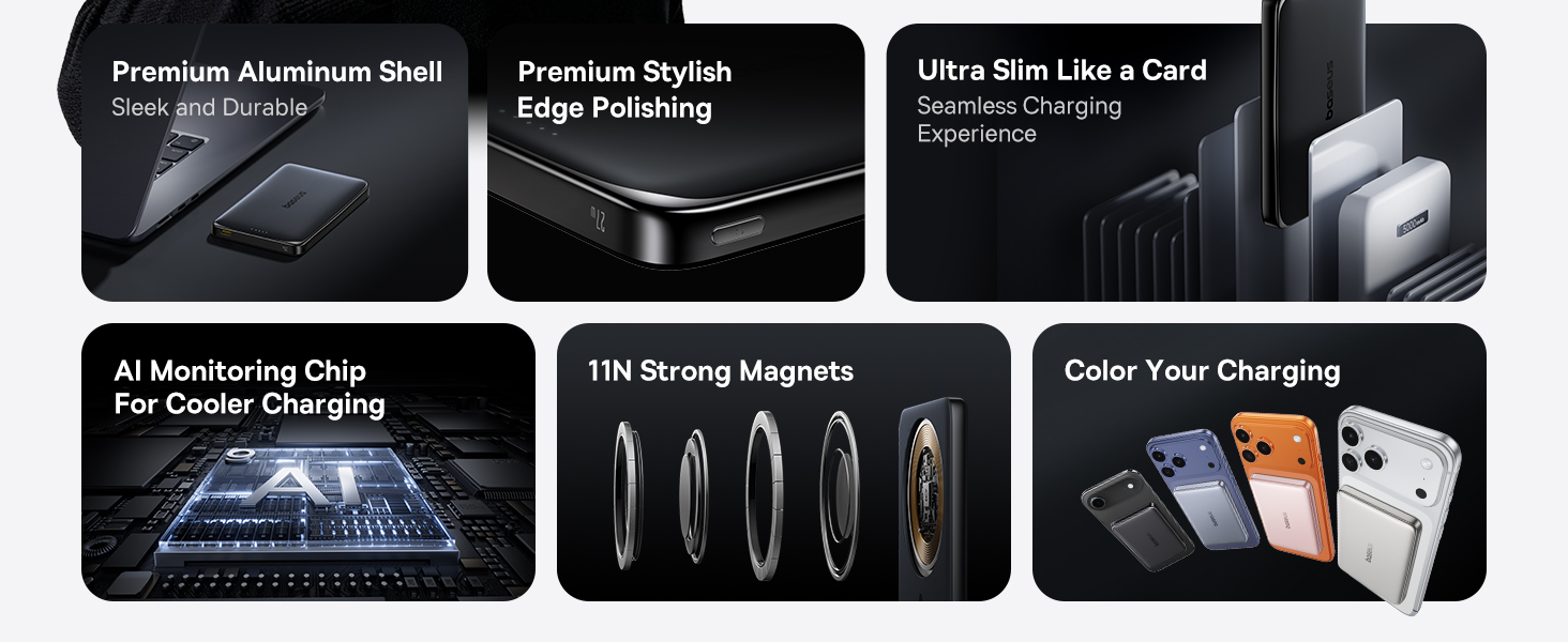 battery pack charger portable charger iphone 13 small power bank for iphone magnetic phone charger