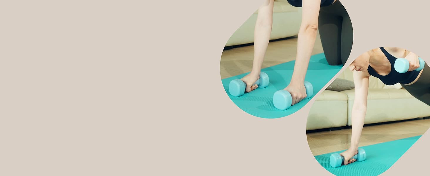 pink dumbell kids pilates de mancuernas training 2lb