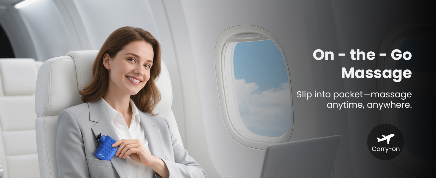 Mini Massage Gun Portable Percussion Muscle Travel Massager Gun