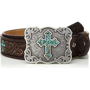 M &amp;amp; F Western Girls embroidered belt
