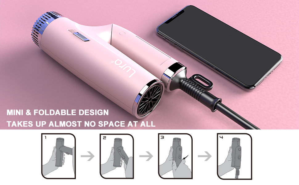mini hair dryer