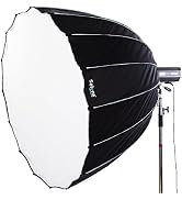 Selens 36 inches / 90 Centimeters Parabolic Softbox with Bowens Mount, Hexadecagon Deep Parabola ...